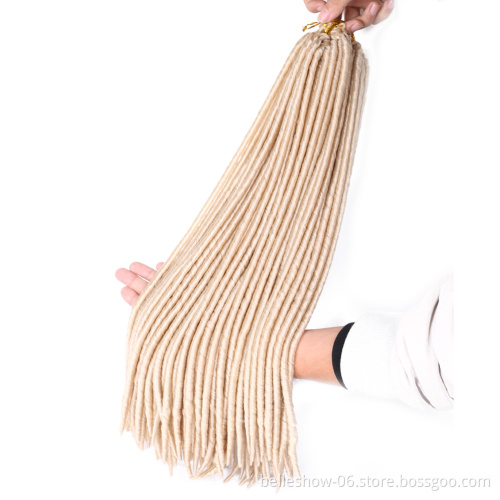 Hot sell  dreadlock  for black women dreadlock hair faux locs in hair Extension crochet straight faux locs